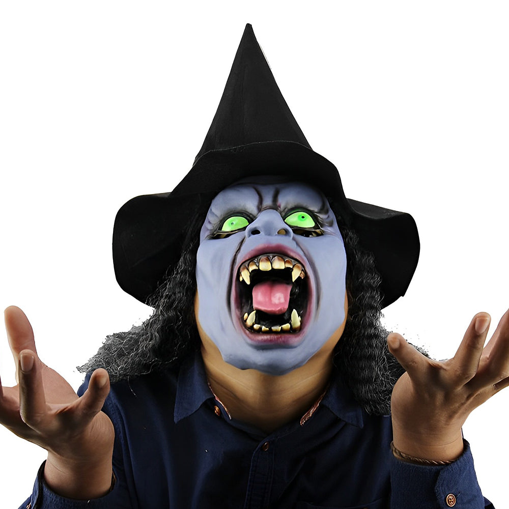 Realistyczna maska starca – maska lateksowa na Halloween i cosplay z ruchomą szczęką | Karnz