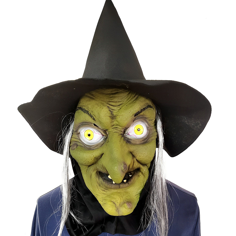 Realistyczna maska starca – maska lateksowa na Halloween i cosplay z ruchomą szczęką | Karnz