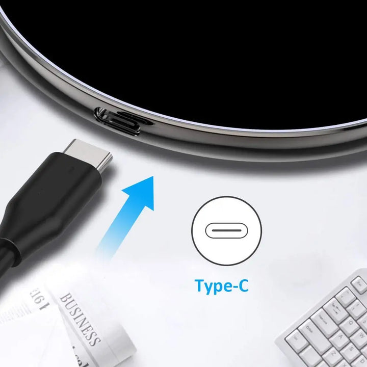 Karnz | 30W Szybka bezprzewodowa ładowarka | Premium kabel USB C MagSafe do ładowania dla Apple iPhone, Samsung i Android - Szybka bezprzewodowa ładowarka