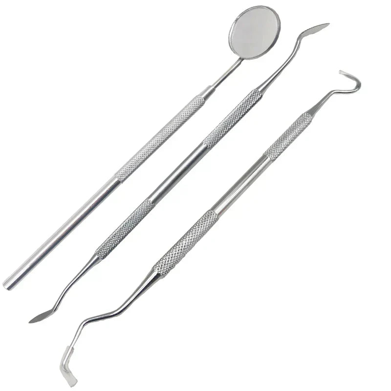 Instrumenty dentystyczne | Zestaw do usuwania kamienia nazębnego ze stali nierdzewnej do użytku domowego
