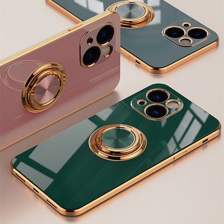 Etui Sandsberg na iPhone z metalowym stojakiem