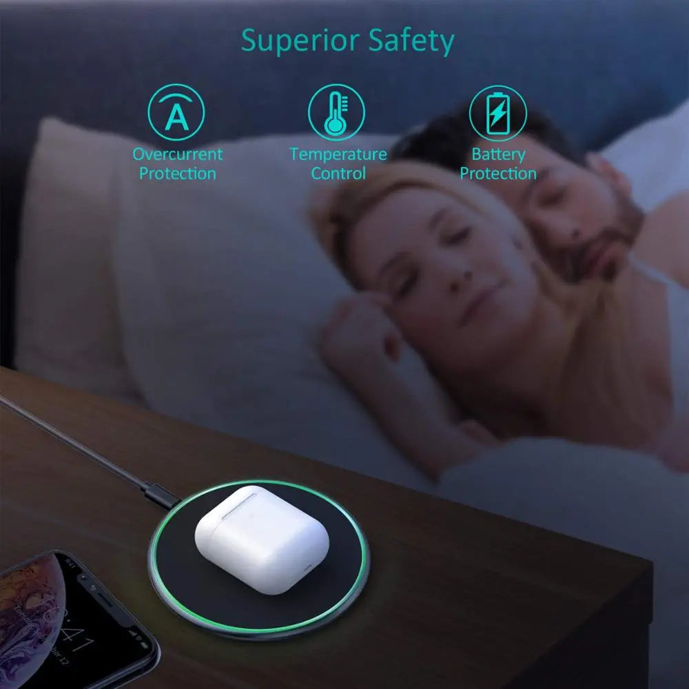 Karnz | 30W Szybka bezprzewodowa ładowarka | Premium kabel USB C MagSafe do ładowania dla Apple iPhone, Samsung i Android - Szybka bezprzewodowa ładowarka