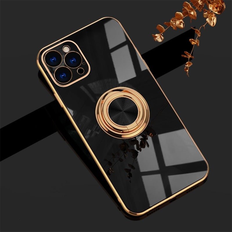 Etui Sandsberg na iPhone z metalowym stojakiem