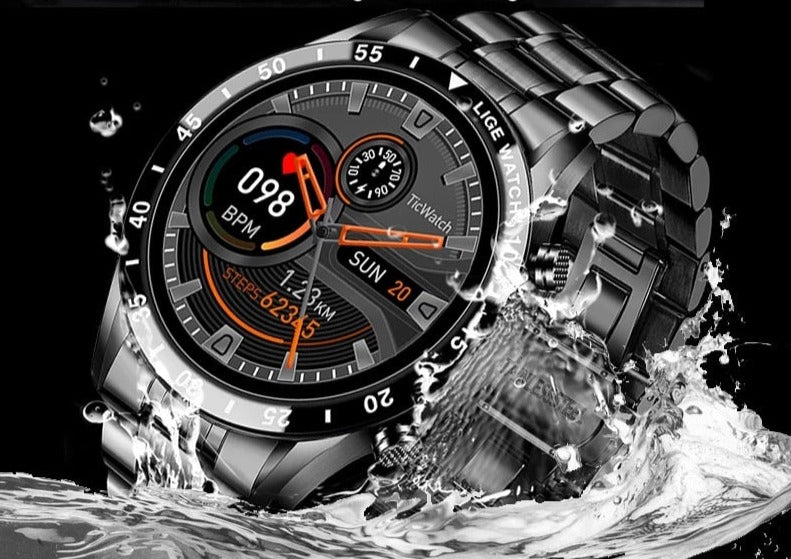 Karnz | Luksusowy SmartWatch 4G – Elegancki i połączony styl z połączeniami i łącznością