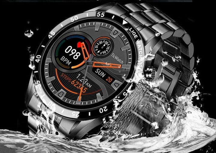 Karnz | Luksusowy SmartWatch 4G – Elegancki i połączony styl z połączeniami i łącznością