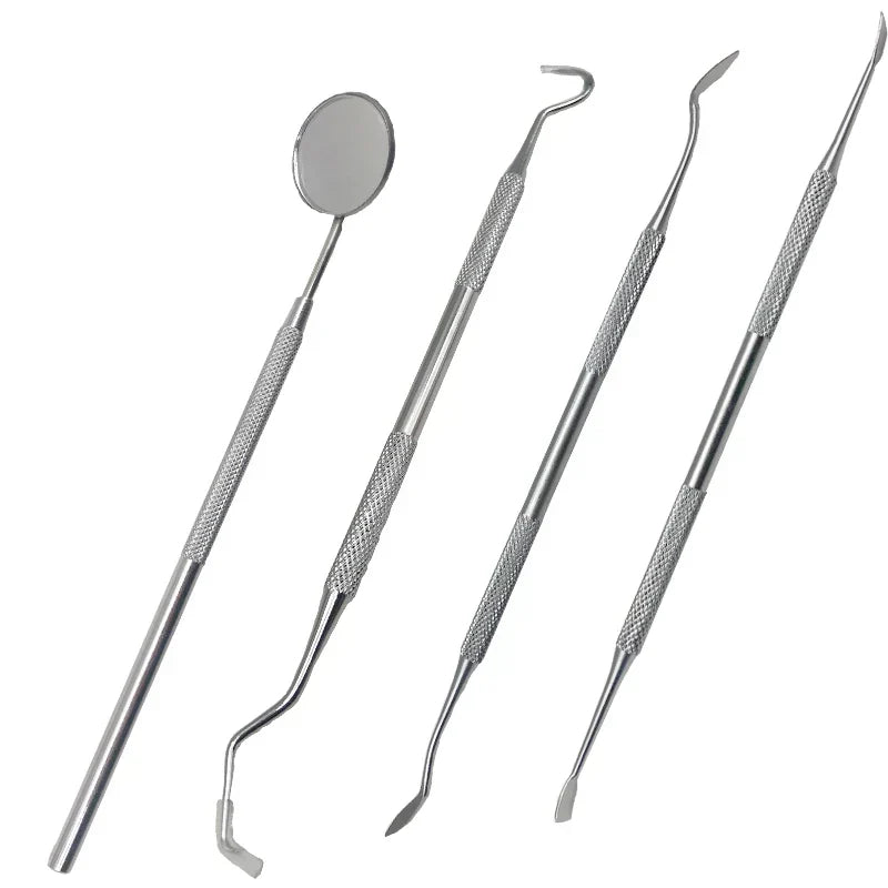 Instrumenty dentystyczne | Zestaw do usuwania kamienia nazębnego ze stali nierdzewnej do użytku domowego