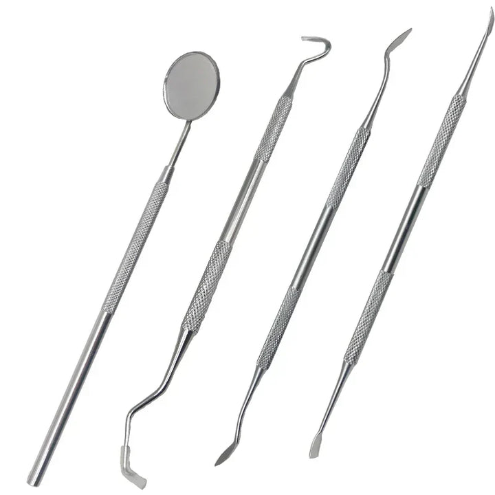 Instrumenty dentystyczne | Zestaw do usuwania kamienia nazębnego ze stali nierdzewnej do użytku domowego