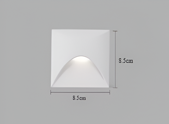 LuminiPath - Wodoodporna lampa ścienna IP65 - Lampa do wnętrz i na zewnątrz - Lampa LED z czujnikiem ruchu