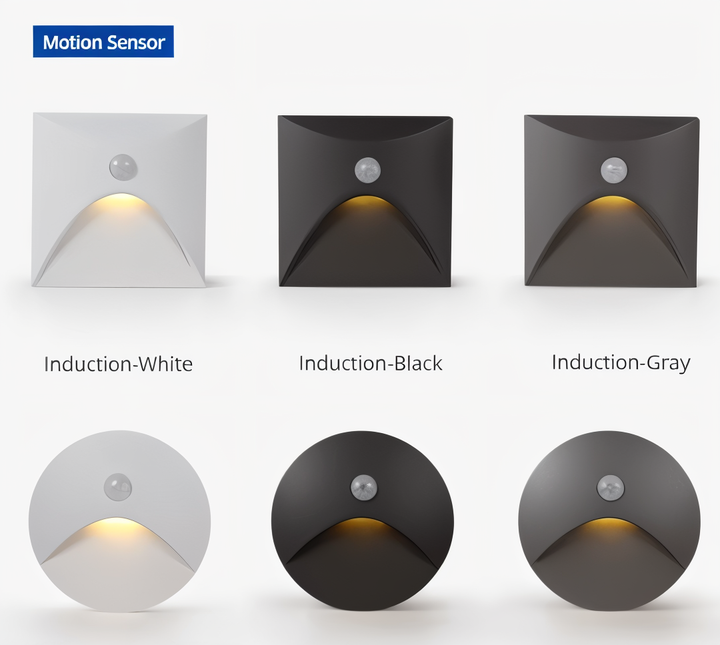 LuminiPath - Wodoszczelna lampa ścienna IP65 - Lampa wewnętrzna i zewnętrzna - Lampa LED z czujnikiem ruchu