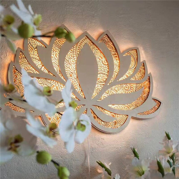 Duchowa Lampa Ścienna Lotus