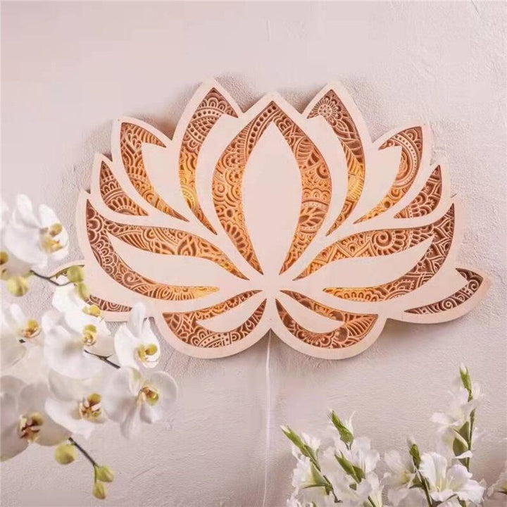 Duchowa Lampa Ścienna Lotus