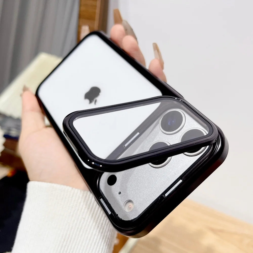 Ultracienka premium etui z składanym statywem na kamerę dla serii iPhone 17