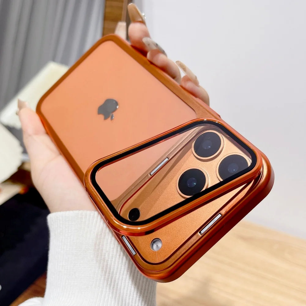Ultracienka premium etui z składanym statywem na kamerę dla serii iPhone 17