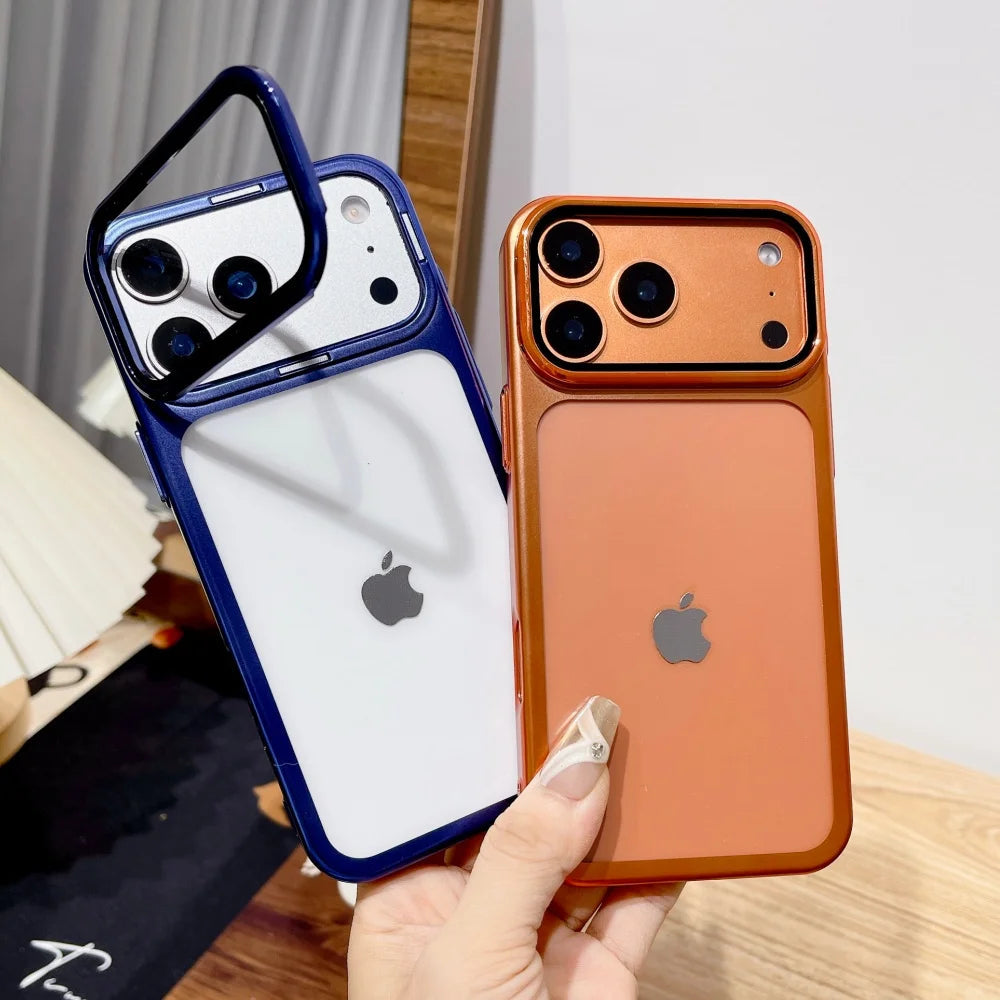 Ultracienka premium etui z składanym statywem na kamerę dla serii iPhone 17