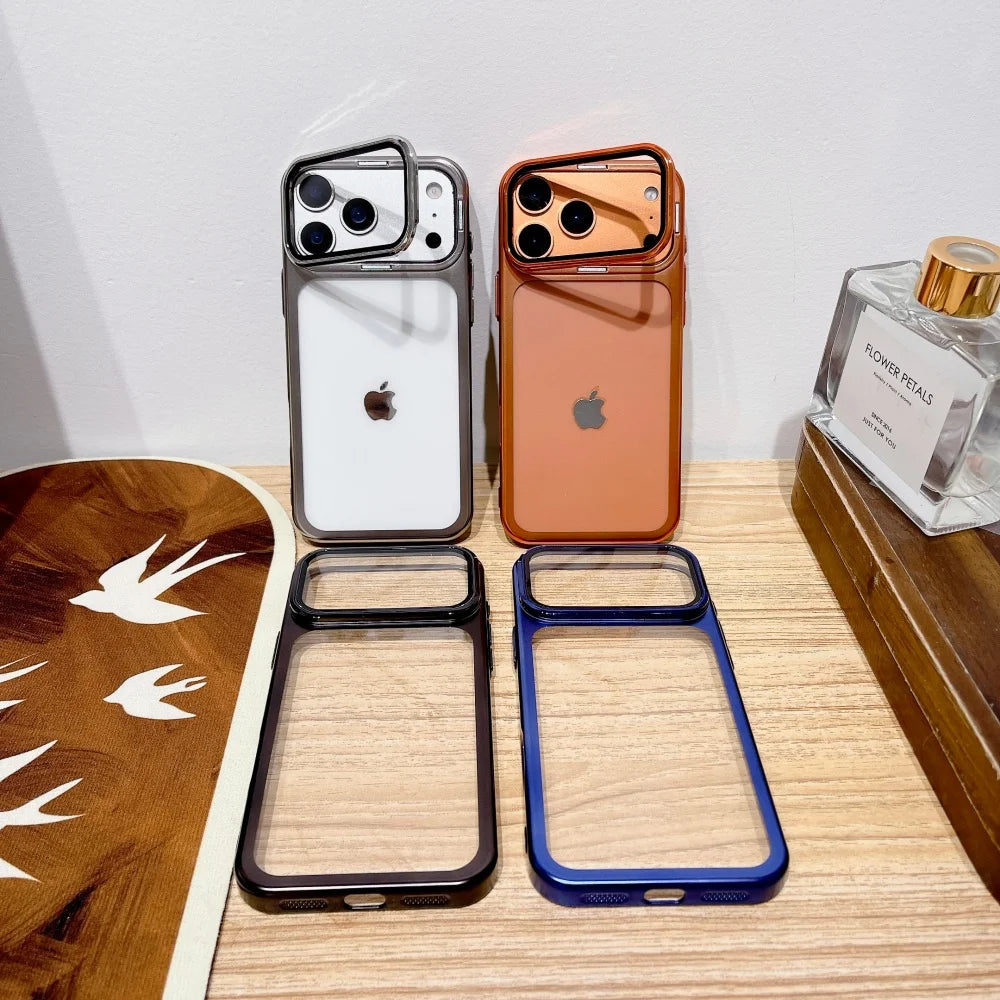Ultracienka premium etui z składanym statywem na kamerę dla serii iPhone 17