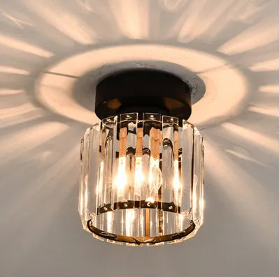 Lampa sufitowa kryształowa – Luksusowy klosz z kryształu do przedpokoju i salonu | Karnz