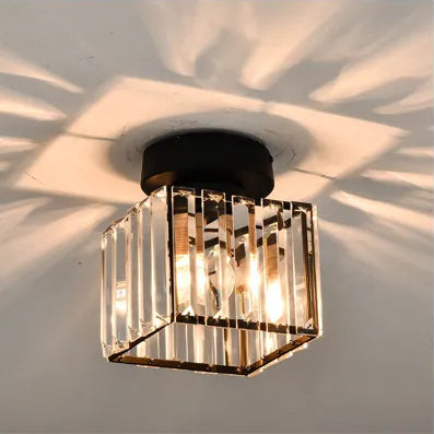 Lampa sufitowa kryształowa – Luksusowy klosz z kryształu do przedpokoju i salonu | Karnz
