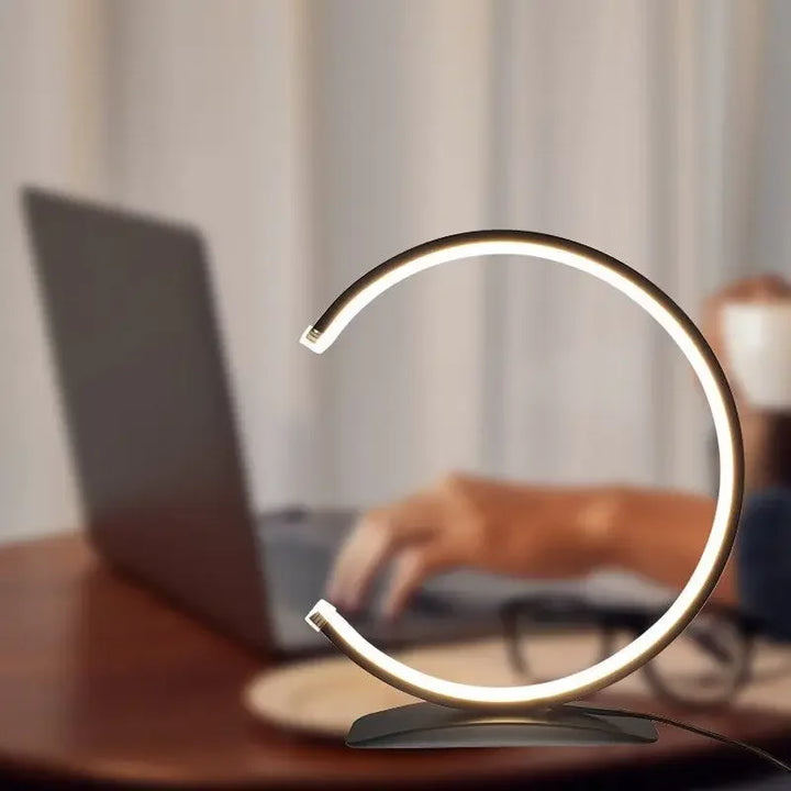 Nowoczesna lampa LED z możliwością ściemniania i sterowaniem dotykowym – Lampa biurkowa w minimalistycznym designie, energooszczędna i płynnie ściemniana