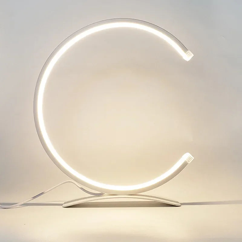 Nowoczesna lampa LED z możliwością ściemniania i sterowaniem dotykowym – Lampa biurkowa w minimalistycznym designie, energooszczędna i płynnie ściemniana