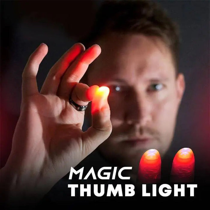 Magiczny trik z podświetleniem kciuka | Gadżet LED do iluzji | Zabawna rozrywka na imprezy