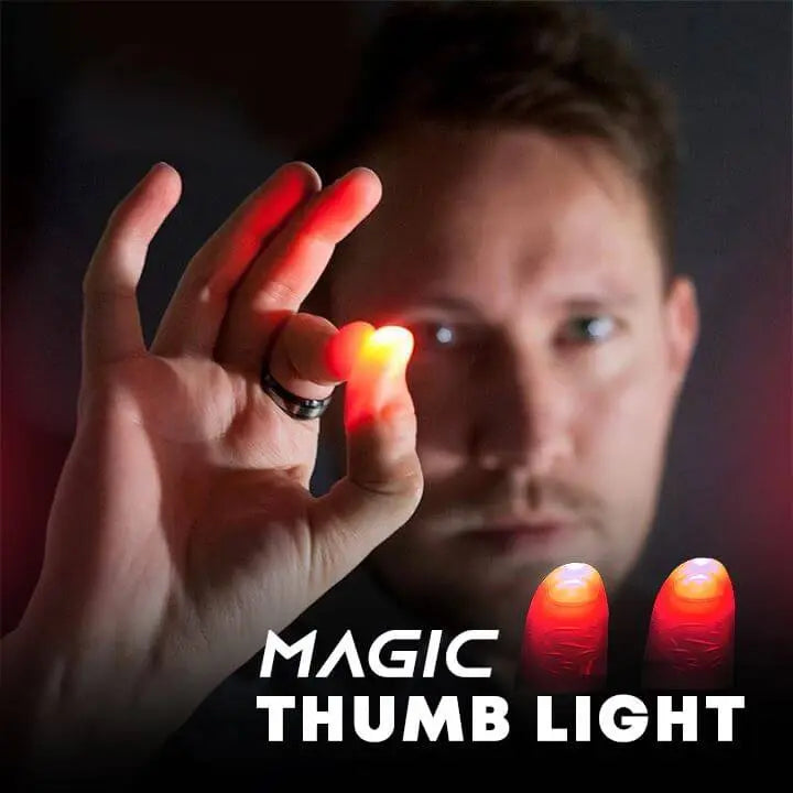 Magiczny trik z podświetleniem kciuka | Gadżet LED do iluzji | Zabawna rozrywka na imprezy