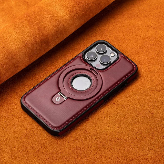 Magnetyczna etui na iPhone z niewidocznym stoiskiem