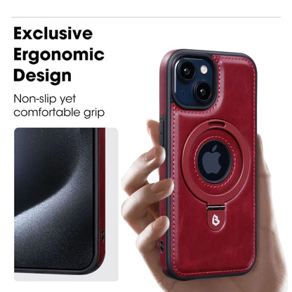Magnetyczna etui na iPhone z niewidocznym stoiskiem