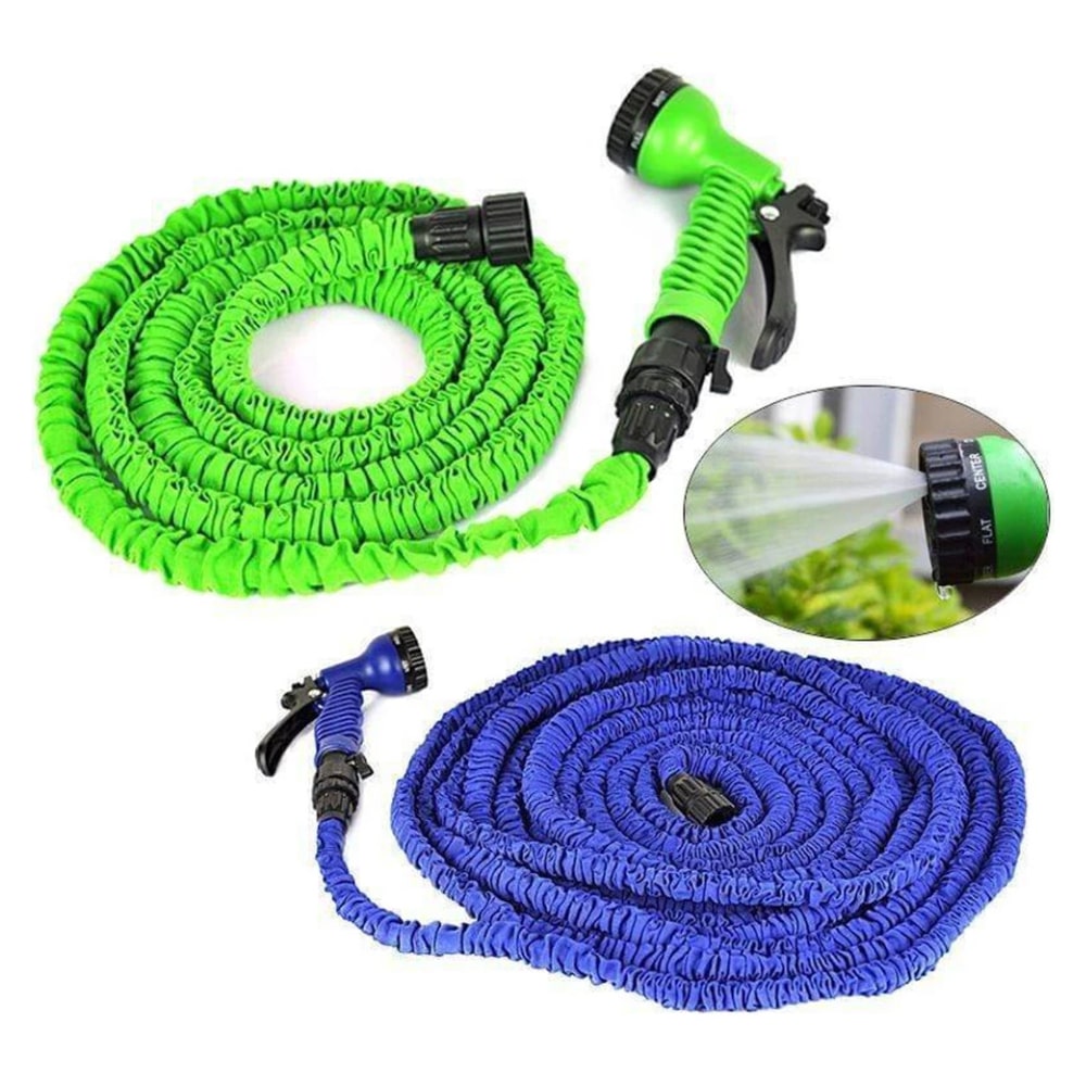 Magic Hose Flex Wąż Ogrodowy / Wąż Wodny - zielony lub niebieski - różne długości - | Karnz
