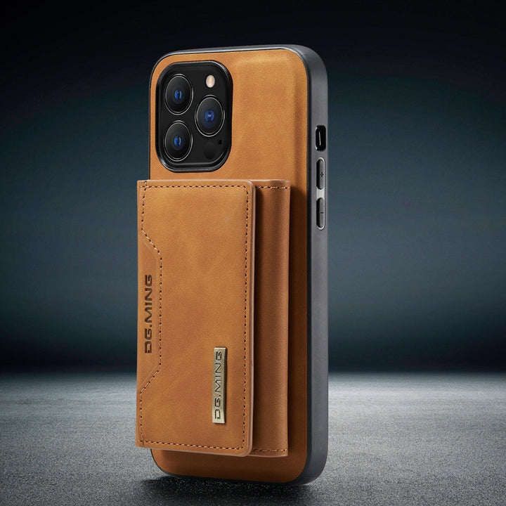 Etui skórzane 2 w 1 z odpinaną portmonetką dla iPhone&