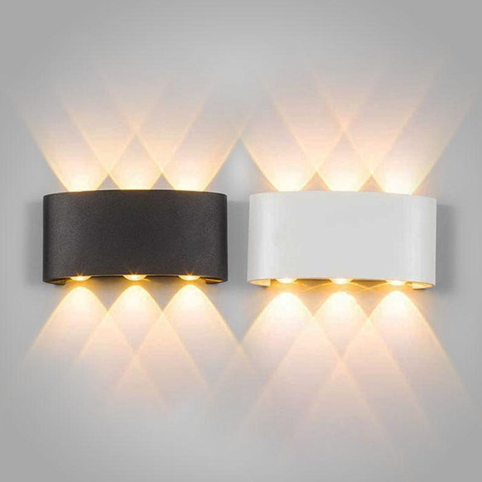 Nowoczesna Wodoodporna Lampa LED Ścienna do Wnętrz i na Zewnątrz | Stylowe i Energooszczędne Oświetlenie