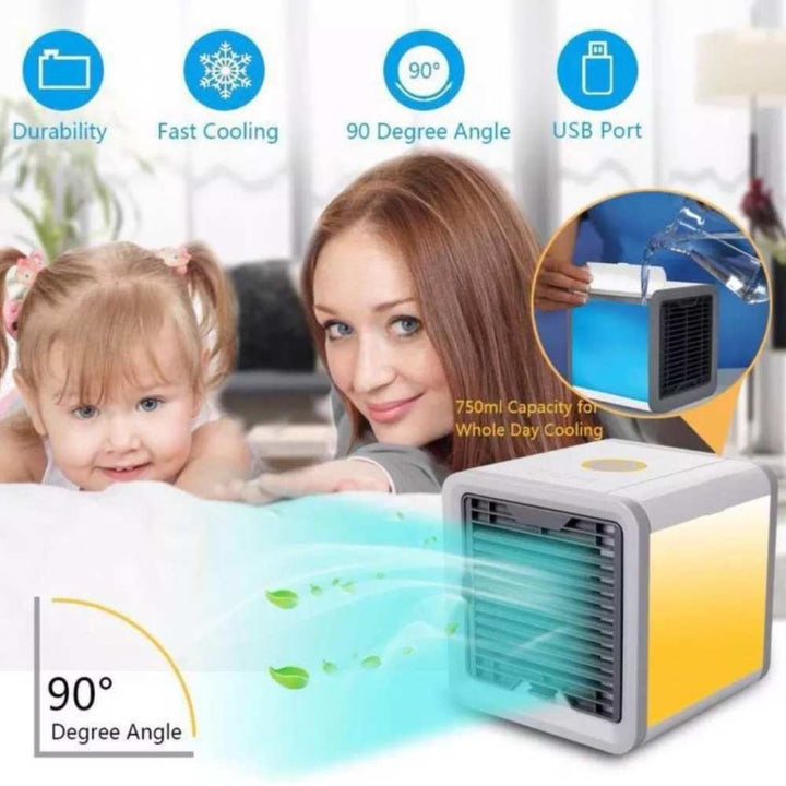 Frost Air Mała Przenośna Klimatyzacja Miniaturowy Chłodnica Powietrza AC 550ml Zbiornik na Wodę | Karnz