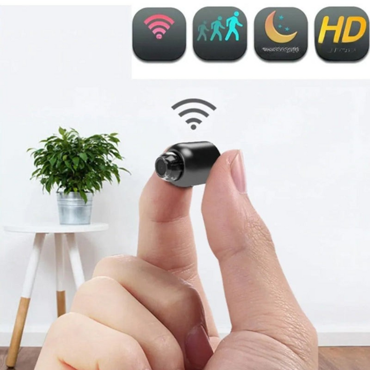 Karnz | Mini Kamera do monitoringu WLAN z nocnym widzeniem i detekcją ruchu