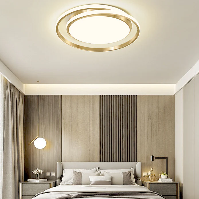 Minimalistyczna lampa sufitowa LED w kształcie okręgu | Karnz