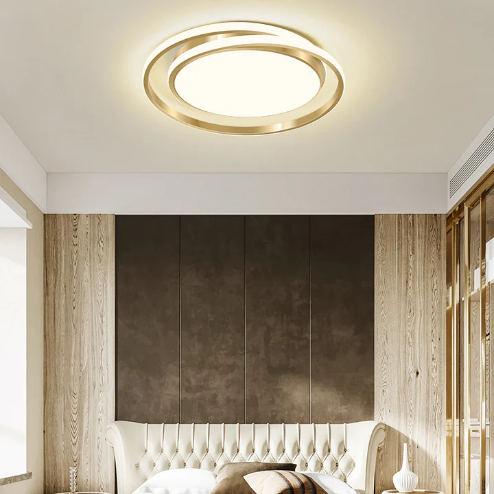 Minimalistyczna lampa sufitowa LED w kształcie okręgu | Karnz