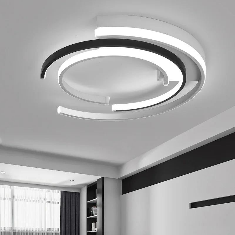 LEDFlex Lampa sufitowa – Nowoczesne okrągłe oświetlenie LED do salonu i sypialni | Karnz
