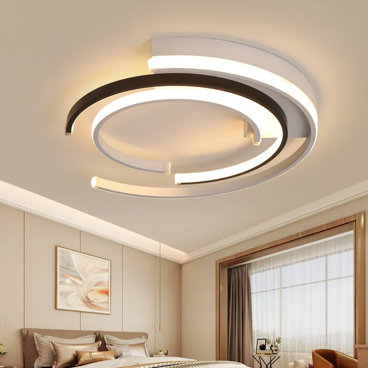 LEDFlex Lampa sufitowa – Nowoczesne okrągłe oświetlenie LED do salonu i sypialni | Karnz