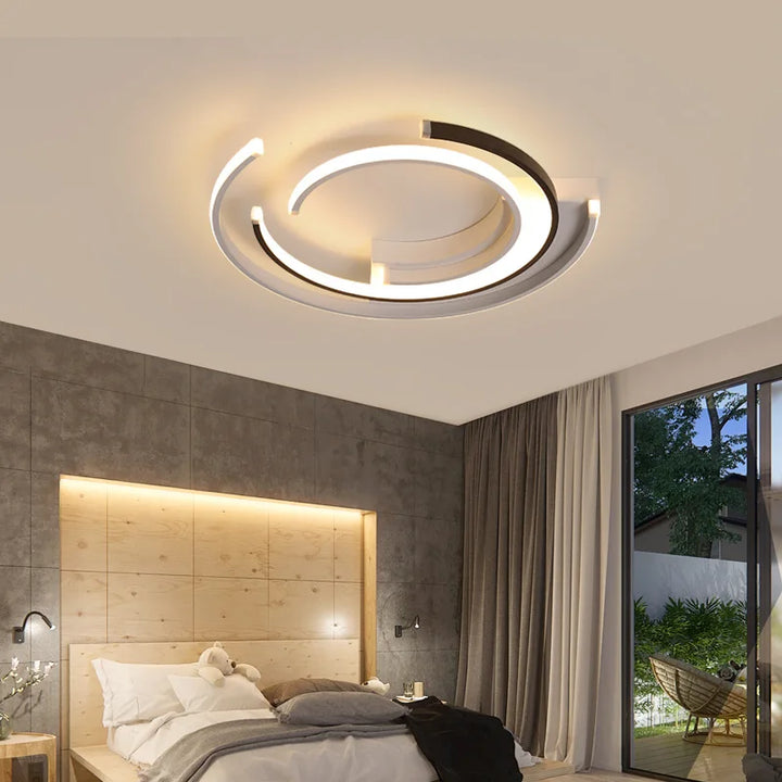 LEDFlex Lampa sufitowa – Nowoczesne okrągłe oświetlenie LED do salonu i sypialni | Karnz