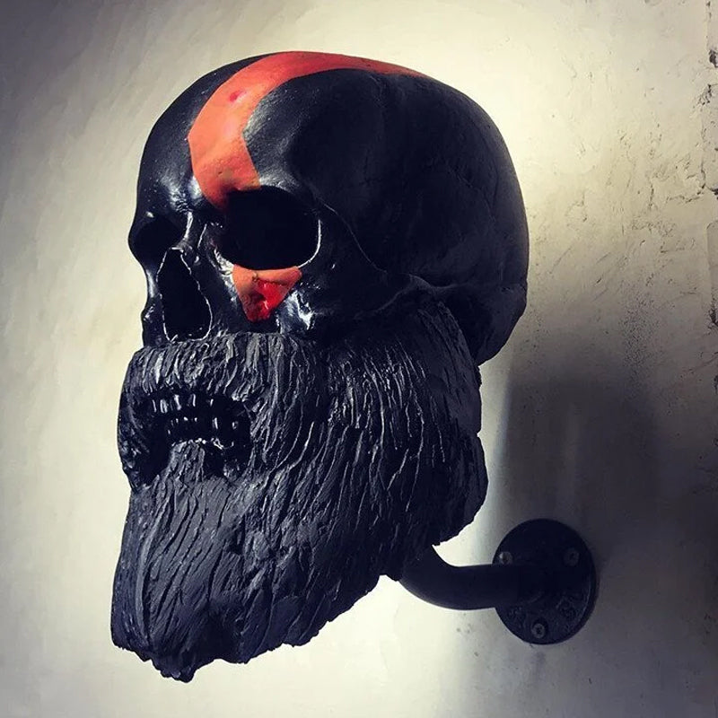 Uchwyt na kask czaszki motocykla