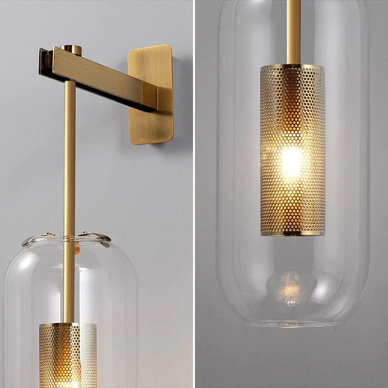 Lampa ścienna Neith Glas | Karnz