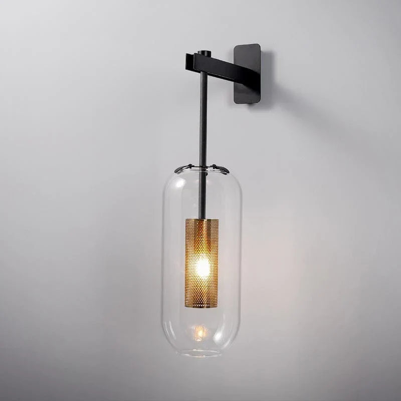 Neith Szklana Lampa Ścienna | Karnz