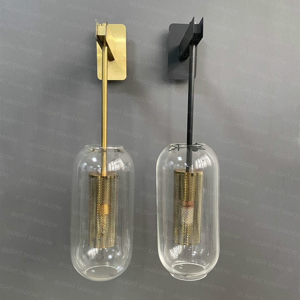 Lampa ścienna Neith Glas | Karnz