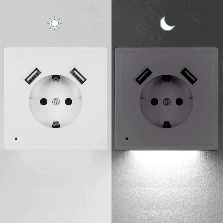 Nocna lampka do gniazdka