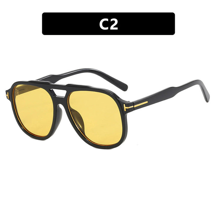 Damskie stylowe okulary przeciwsłoneczne w nowoczesnym designie z unikalną ramką Karnz