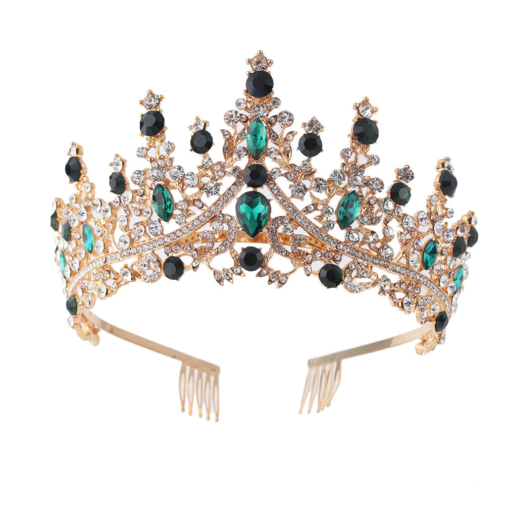 Tiara Strass dla kobiet z błyszczącymi kamieniami Karnz