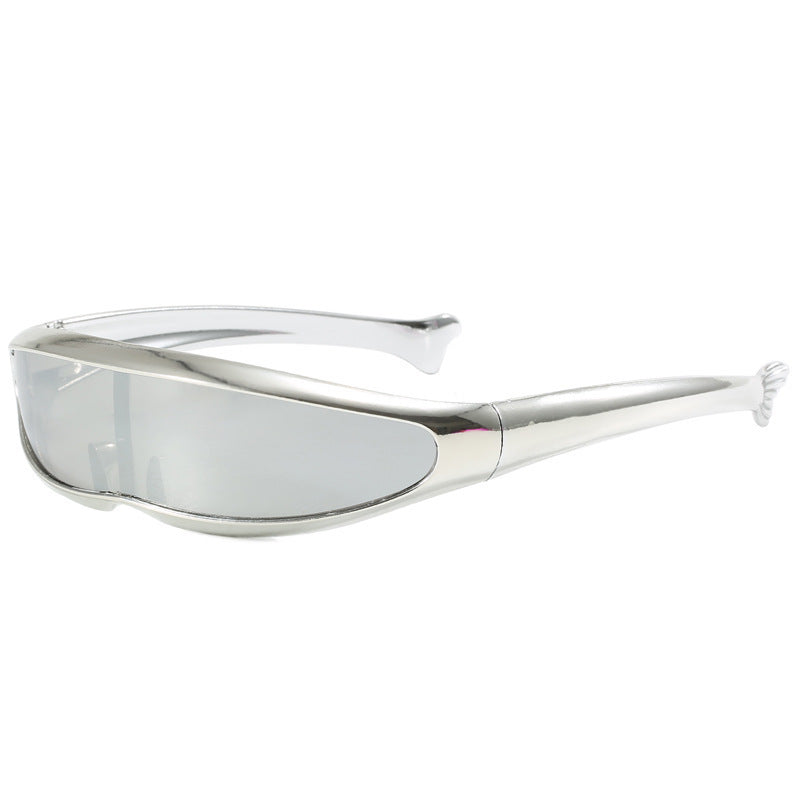 Damskie sportowe okulary przeciwsłoneczne z ergonomicznym designem i lustrzanymi soczewkami Karnz