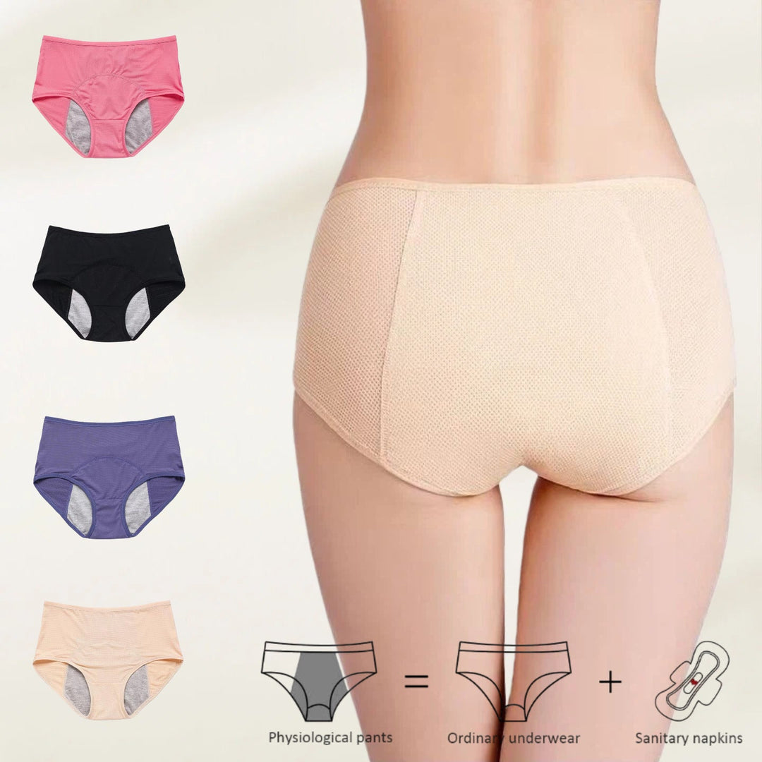 Majtki Plus Size Niezawodne w Czasie Użytkowania z Wysokim Stanem – Wielokrotnego Użytku Damska Bielizna