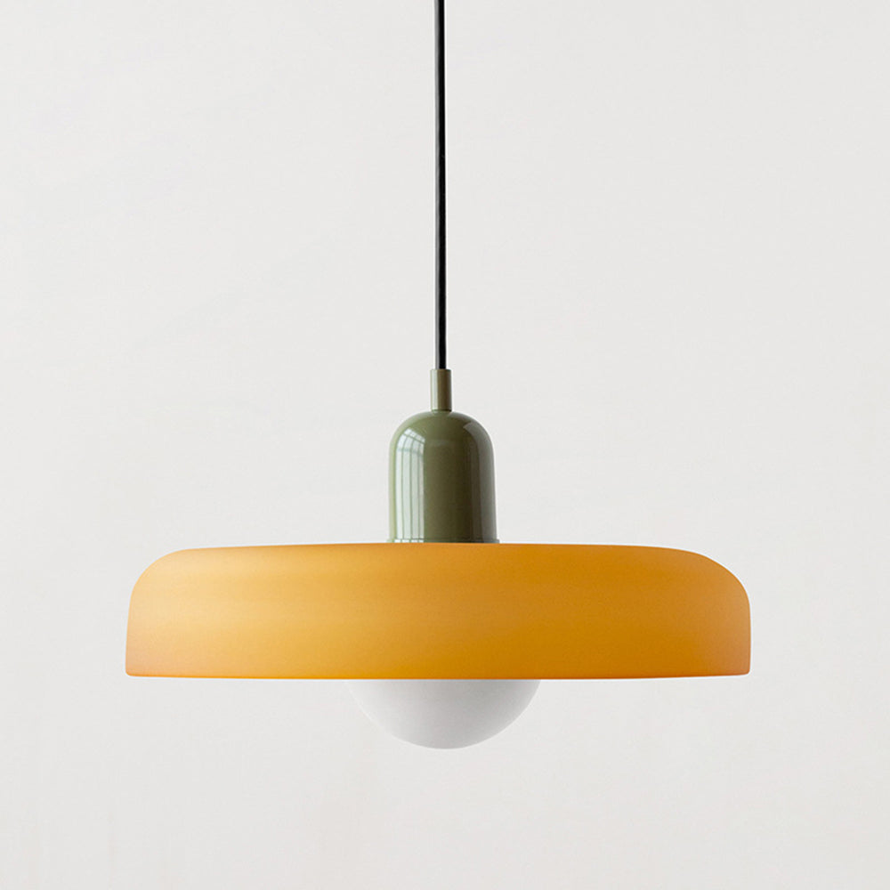 Kolorowa lampa wisząca w stylu Bauhaus - StiloGlas | Karnz