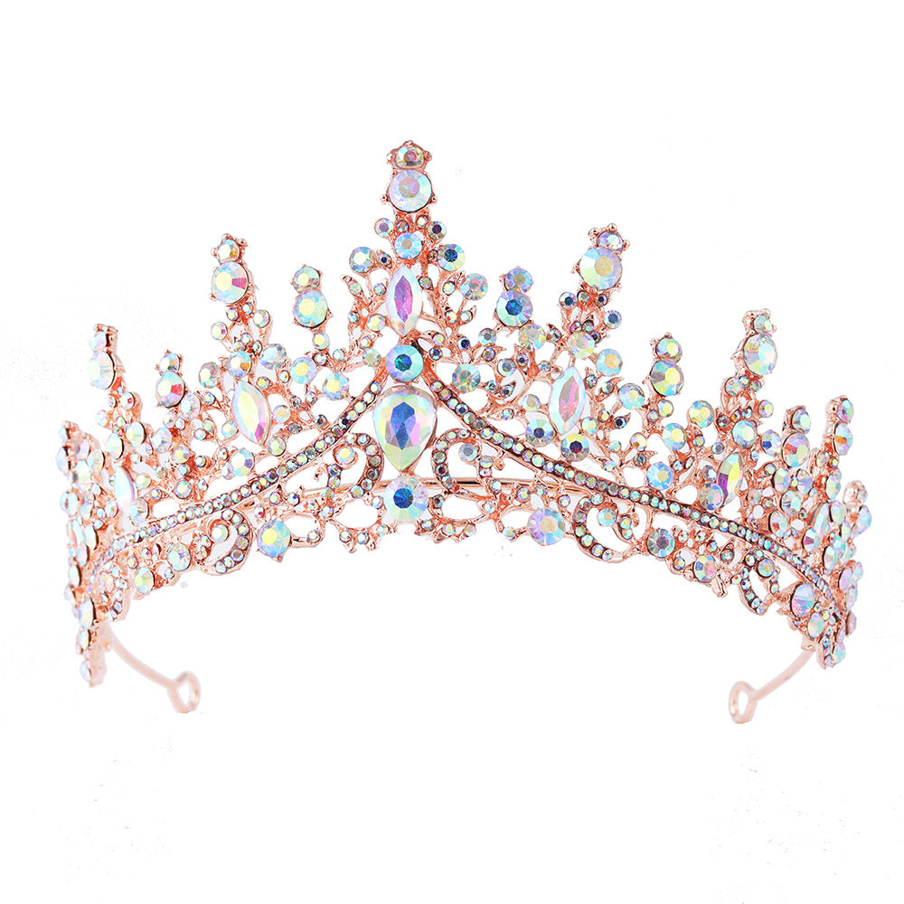 Tiara Strass dla kobiet z błyszczącymi kamieniami Karnz