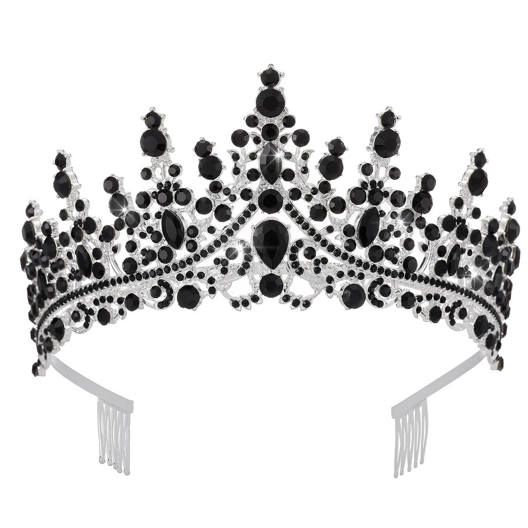 Tiara Strass dla kobiet z błyszczącymi kamieniami Karnz