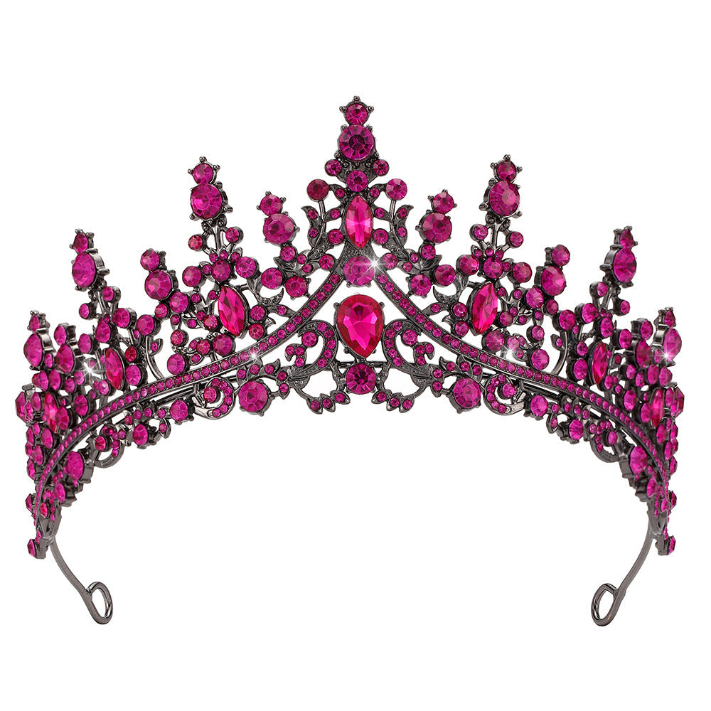 Tiara Strass dla kobiet z błyszczącymi kamieniami Karnz